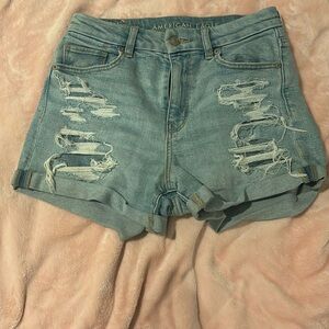 Blue brand new american eagle shorts